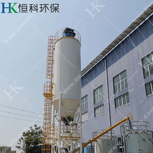 Limestone Round Lime Storage Silo-1